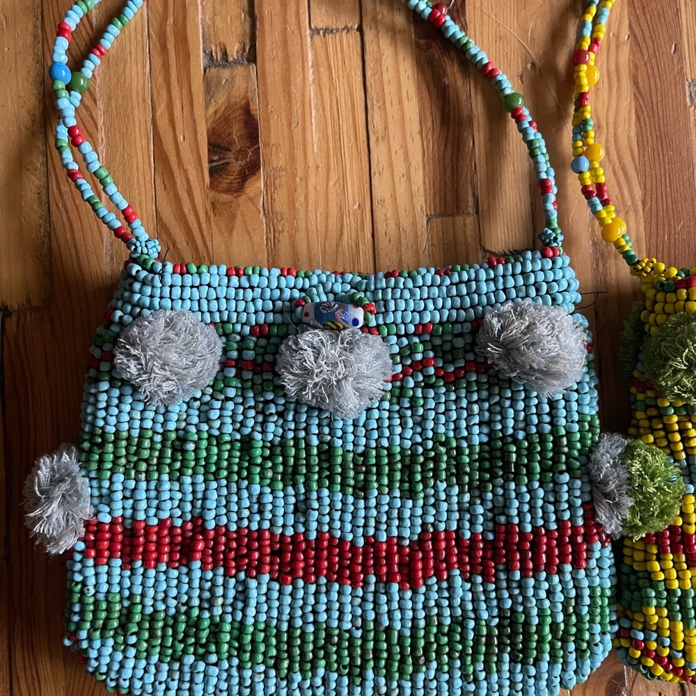 CHISTA New York beaded bag